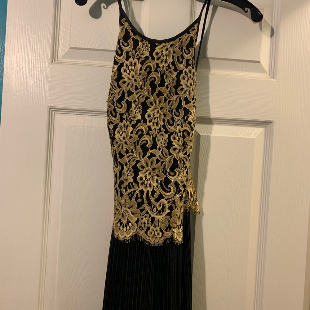 Gold dress
